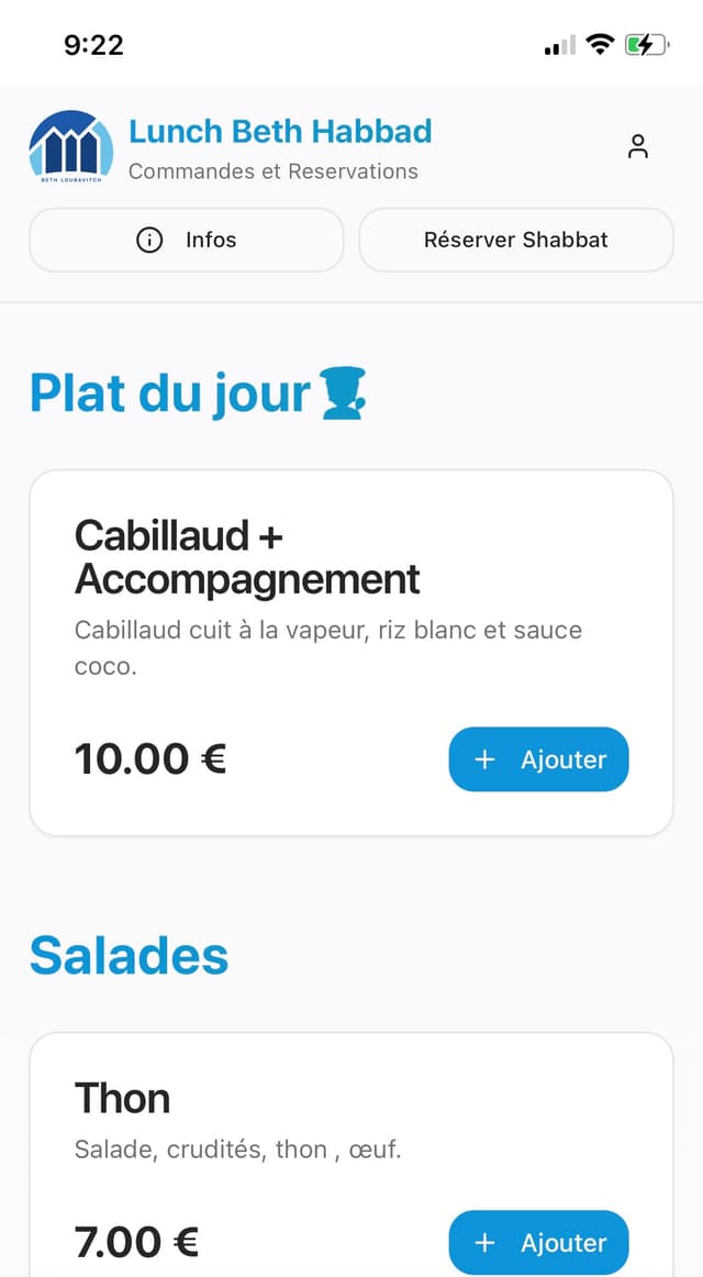 HabbadEat Mobile App
